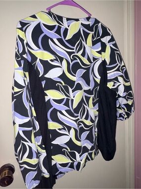 Cherokee zip up scrub jacket large